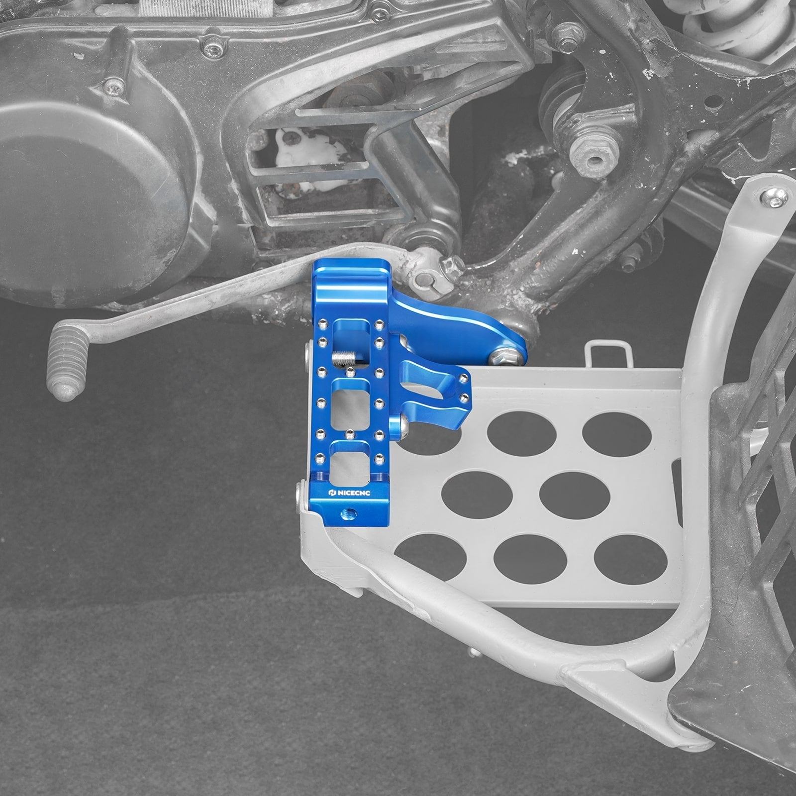 Extended Foot Pegs + Kick Starter Lever For Yamaha Banshee 350