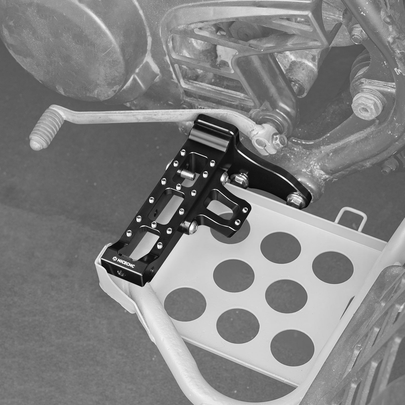 Extended Foot Pegs + Kick Starter Lever For Yamaha Banshee 350