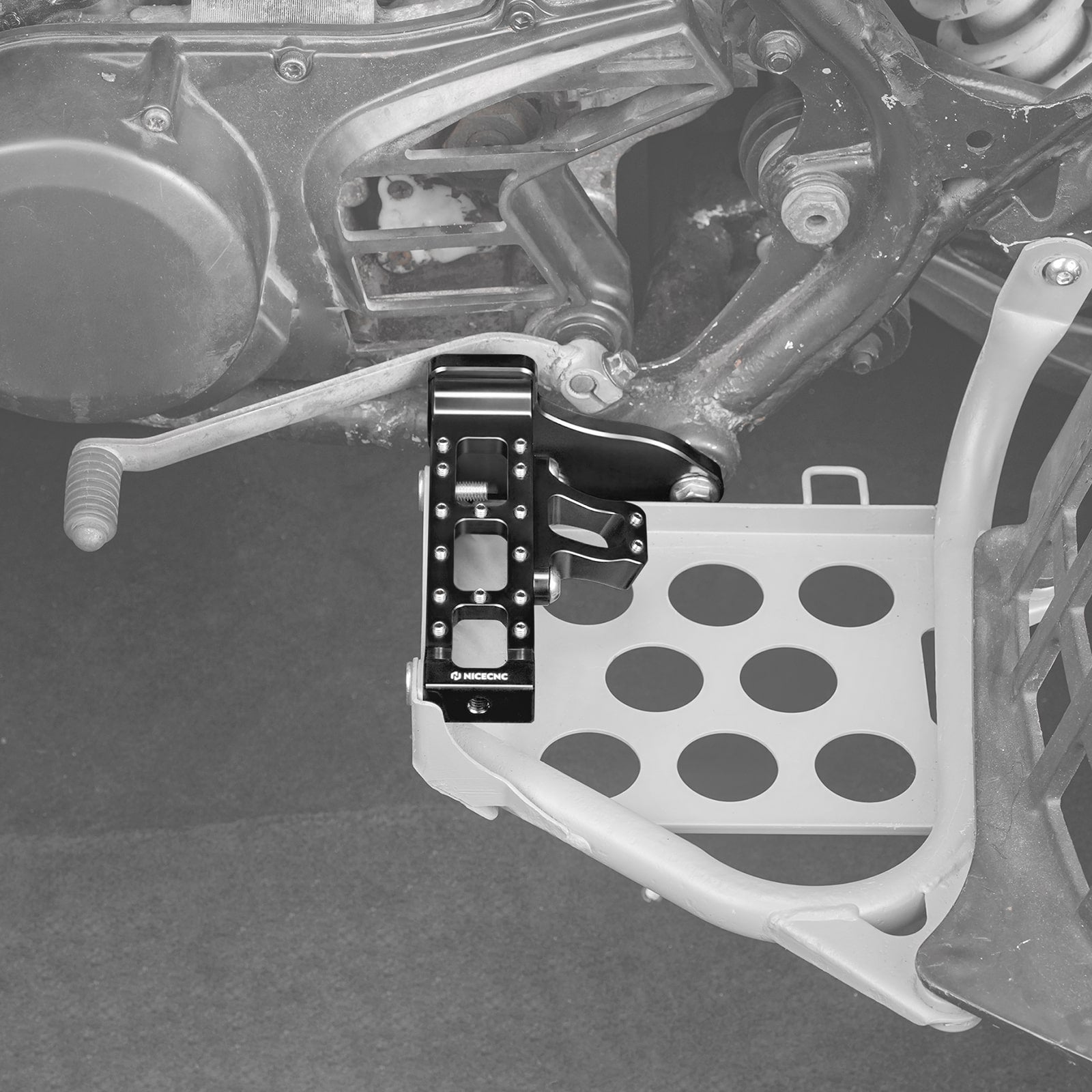 Extended Foot Pegs + Kick Starter Lever For Yamaha Banshee 350
