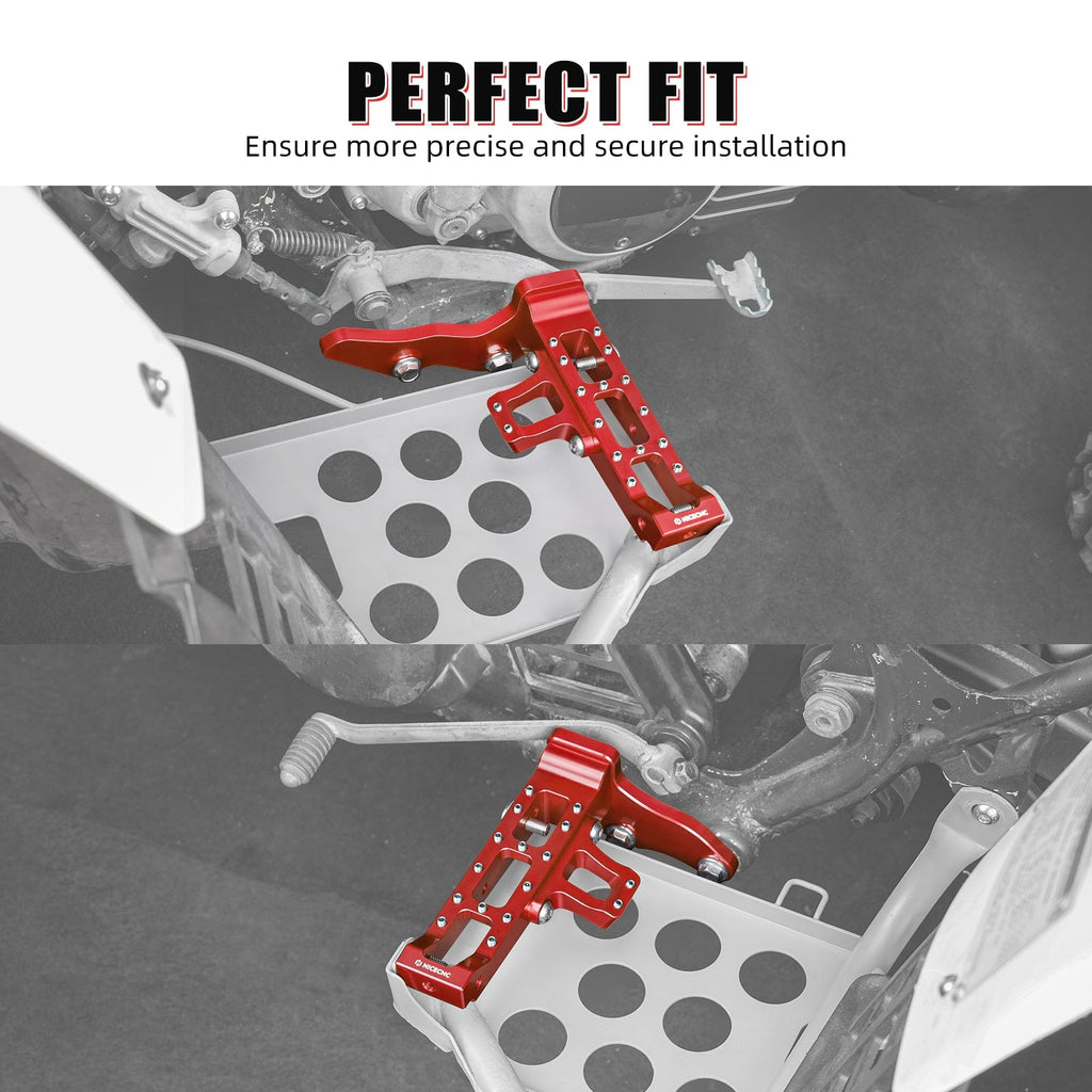 ATV Extended Wider Foot Pegs Rest Pedals For Yamaha Banshee 350 1987-2006