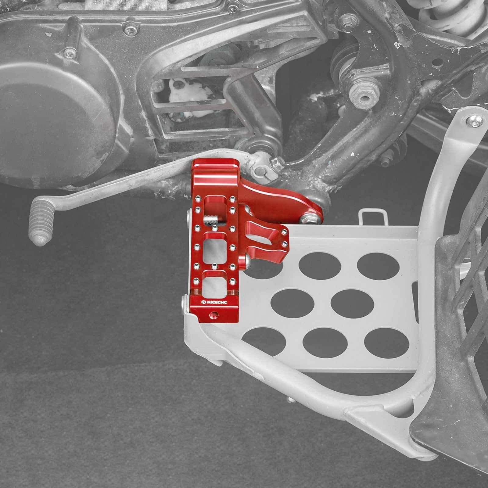 Extended Foot Pegs + Kick Starter Lever For Yamaha Banshee 350