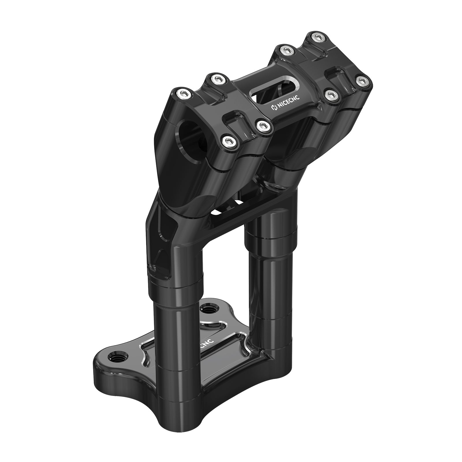 Kickback Handlebar Riser Kit For Harley Street Electra Tri Glide Ultra Limited 1-1/8" Bar