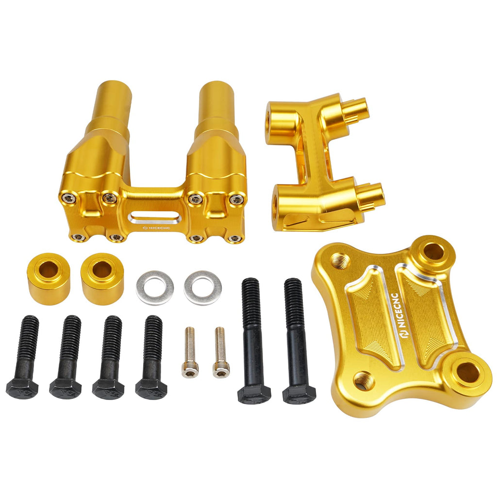 Kickback Handlebar Riser Kit For Harley Street Electra Tri Glide Ultra Limited 1-1/8" Bar