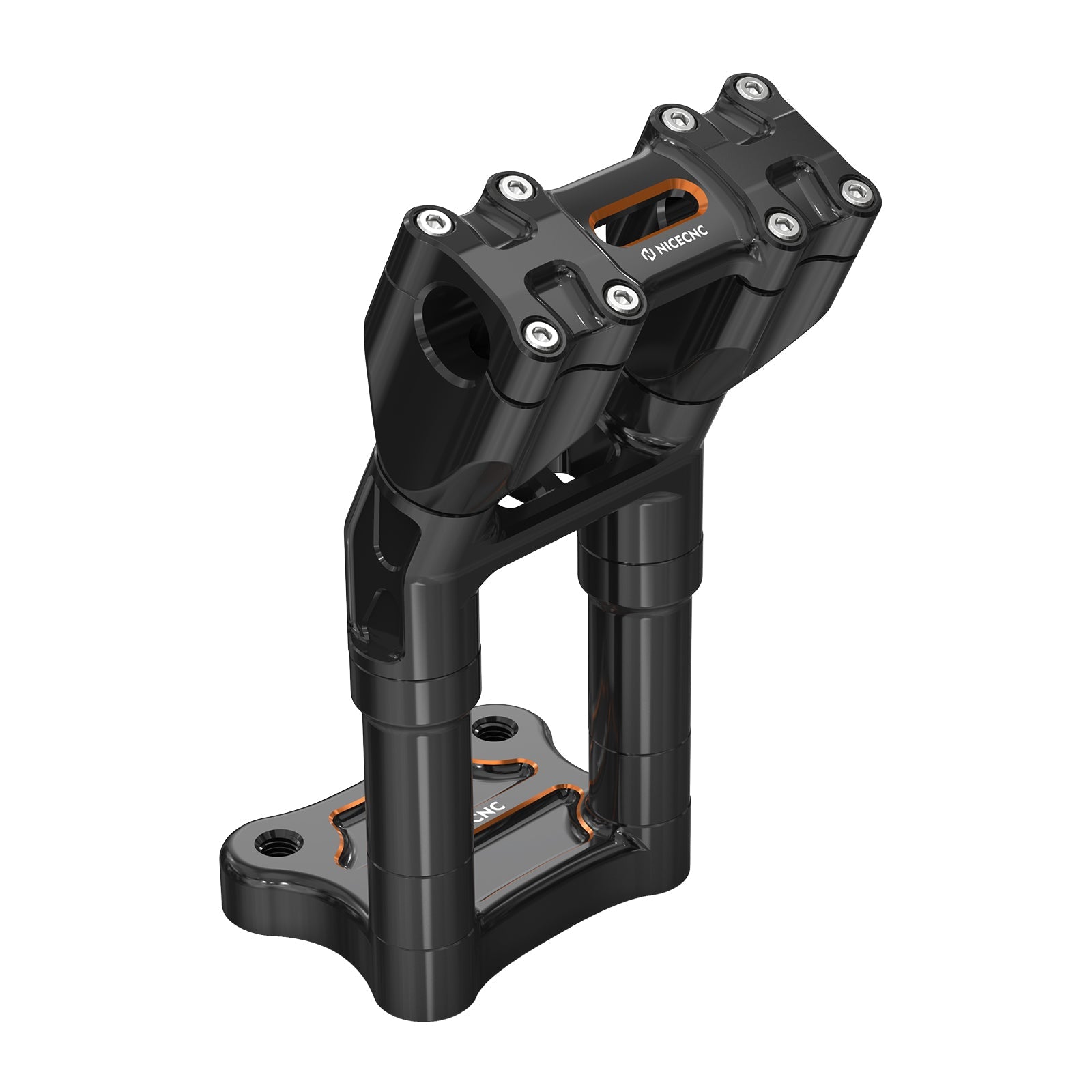 Kickback Handlebar Riser Kit For Harley Street Electra Tri Glide Ultra Limited 1-1/8" Bar
