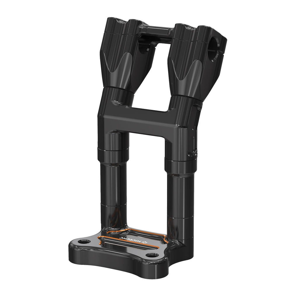 Kickback Handlebar Riser Kit For Harley Street Electra Tri Glide Ultra Limited 1-1/8" Bar