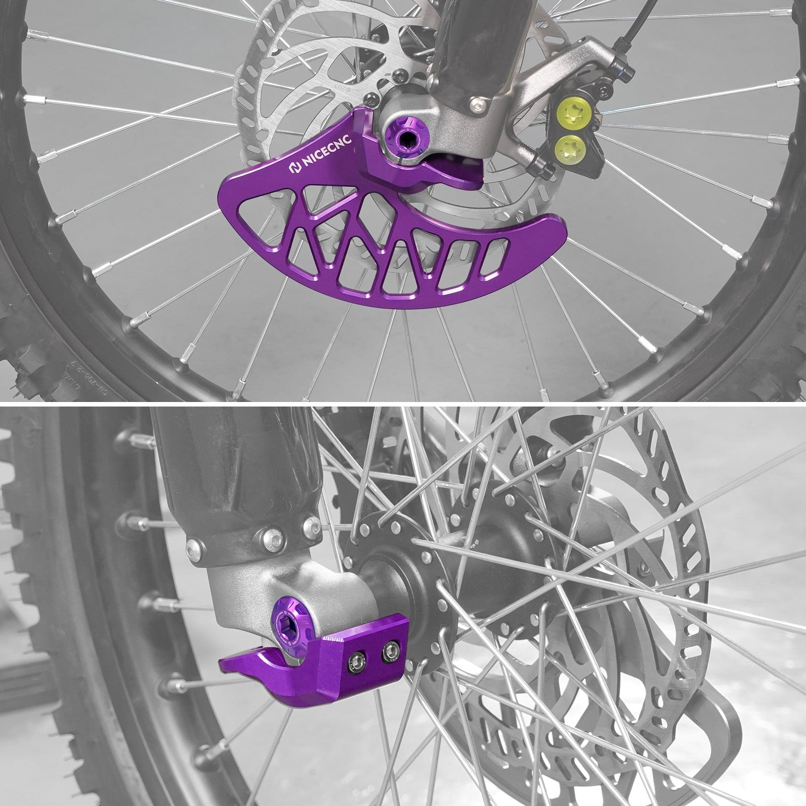 Front Brake Disc Guard & Fork Leg Guards For Surron Light Bee X/ S/ L1E Segway X160 X260