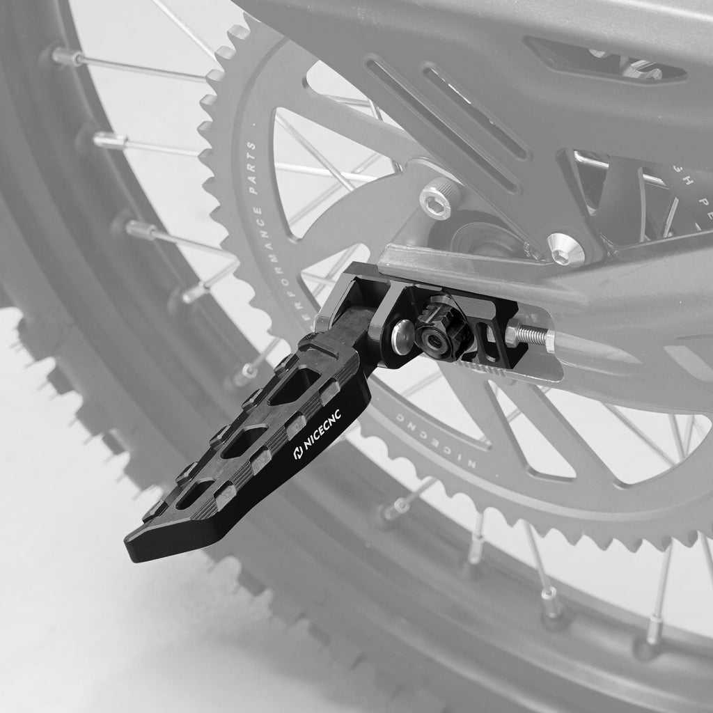 Chain Tensioner Adjuster Blocks & Rear Stunt Pegs For Surron Light Bee X/ S/ L1E Segway X160 X260