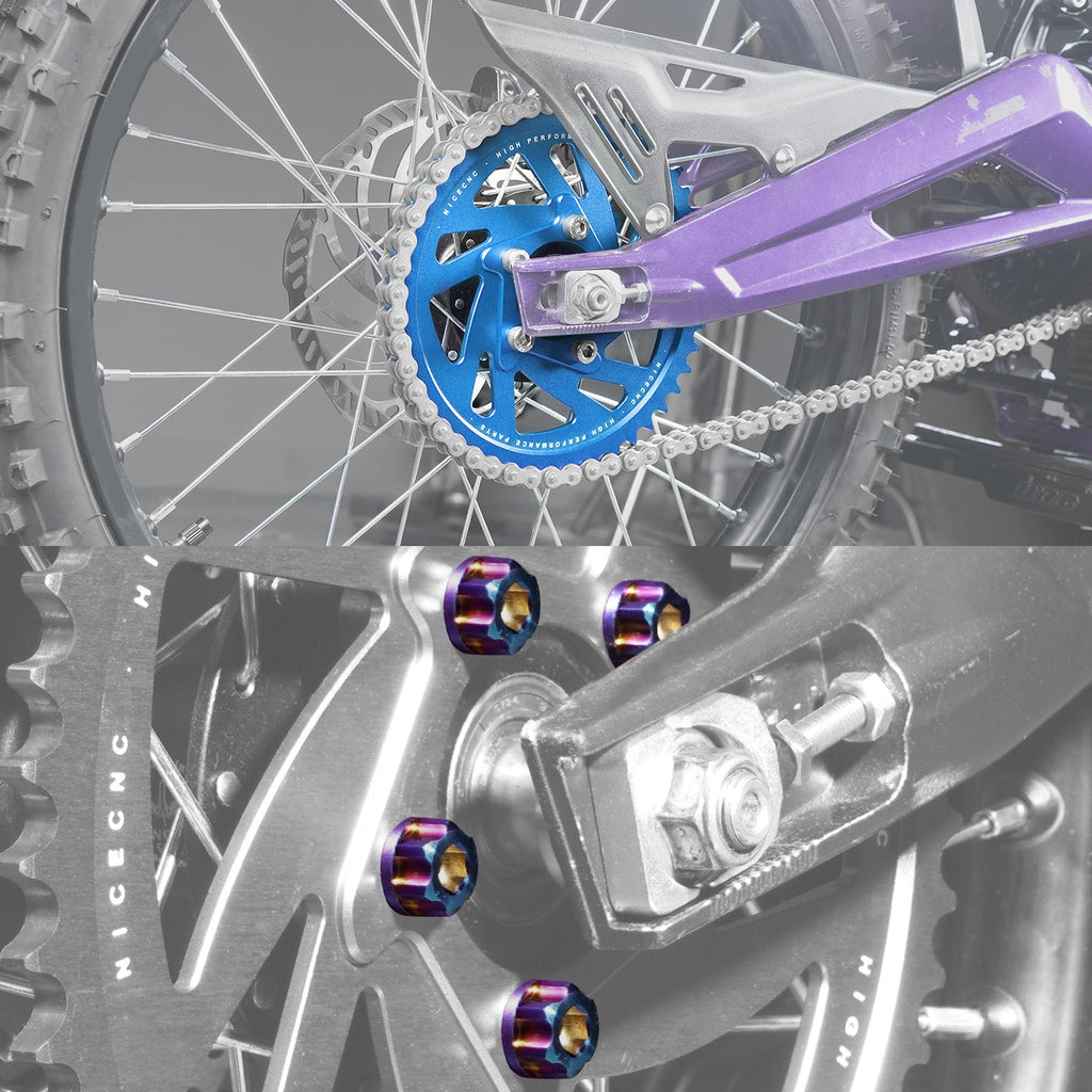 48T Rear Sprocket & Sprocket Bolts For Surron Light Bee X S Segway X160 X260