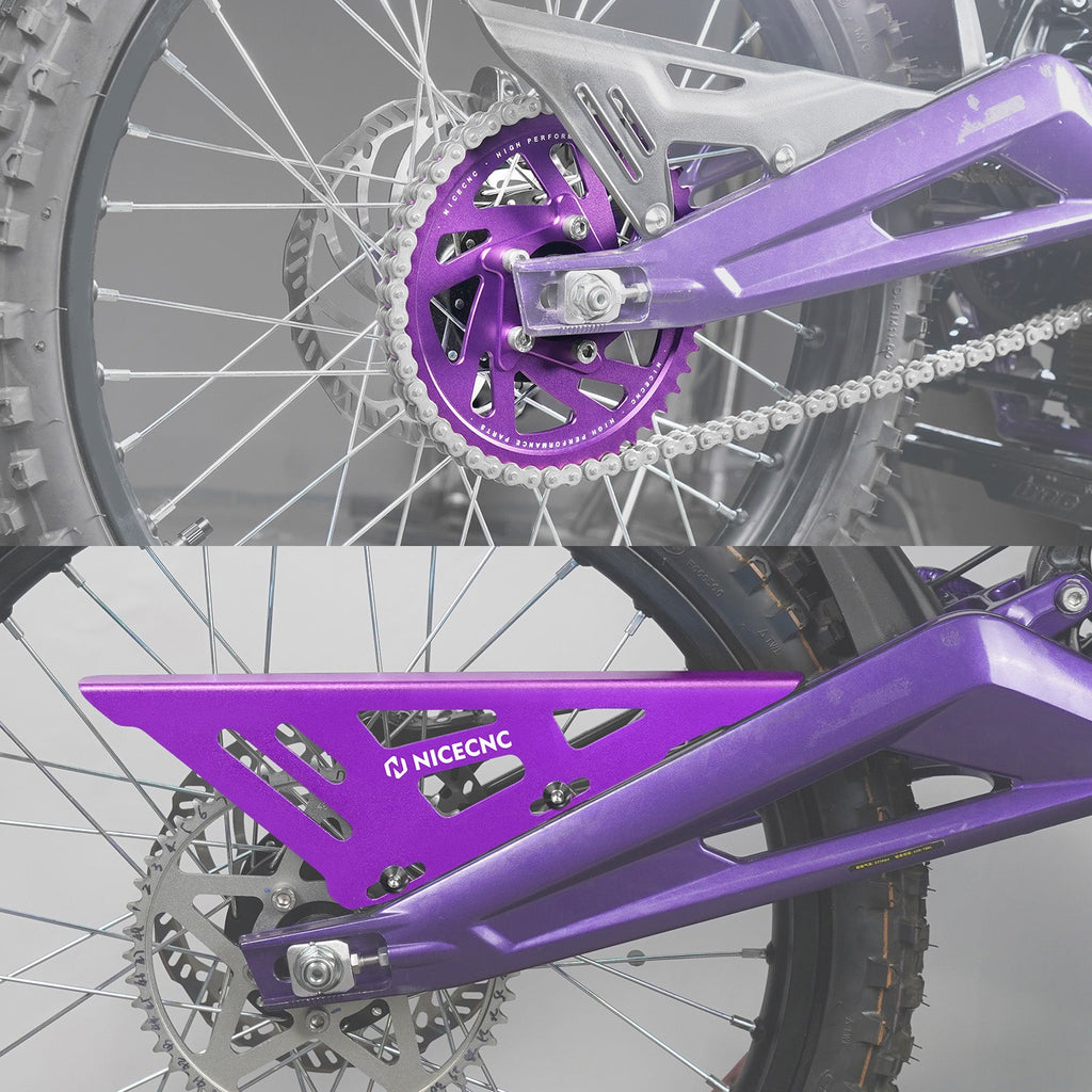 48T Rear Sprocket & Chain Guard For Surron Light Bee X / S Segway X160 X260