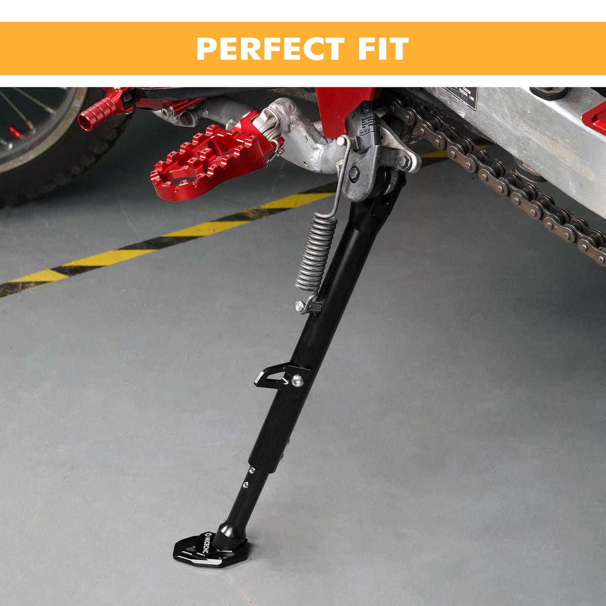 Adjustable Kickstand Side Stand For Honda XR650L 1993-2025