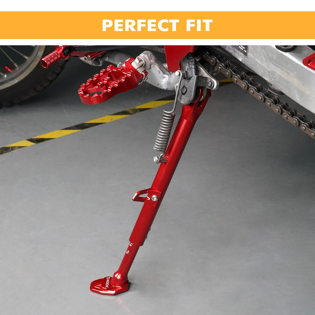 Adjustable Kickstand Side Stand For Honda XR650L 1993-2025