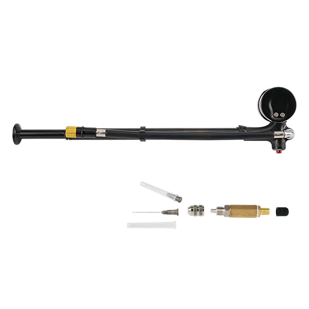300 psi Air Shock Fork Pump with Rubber Handle Nitrogen Needle Fill Tools Kit Position 3