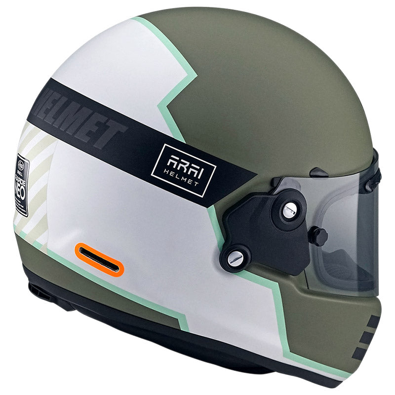 ARAI CONCEPT-XE OVERLAND – OLIVE GREEN Position 2