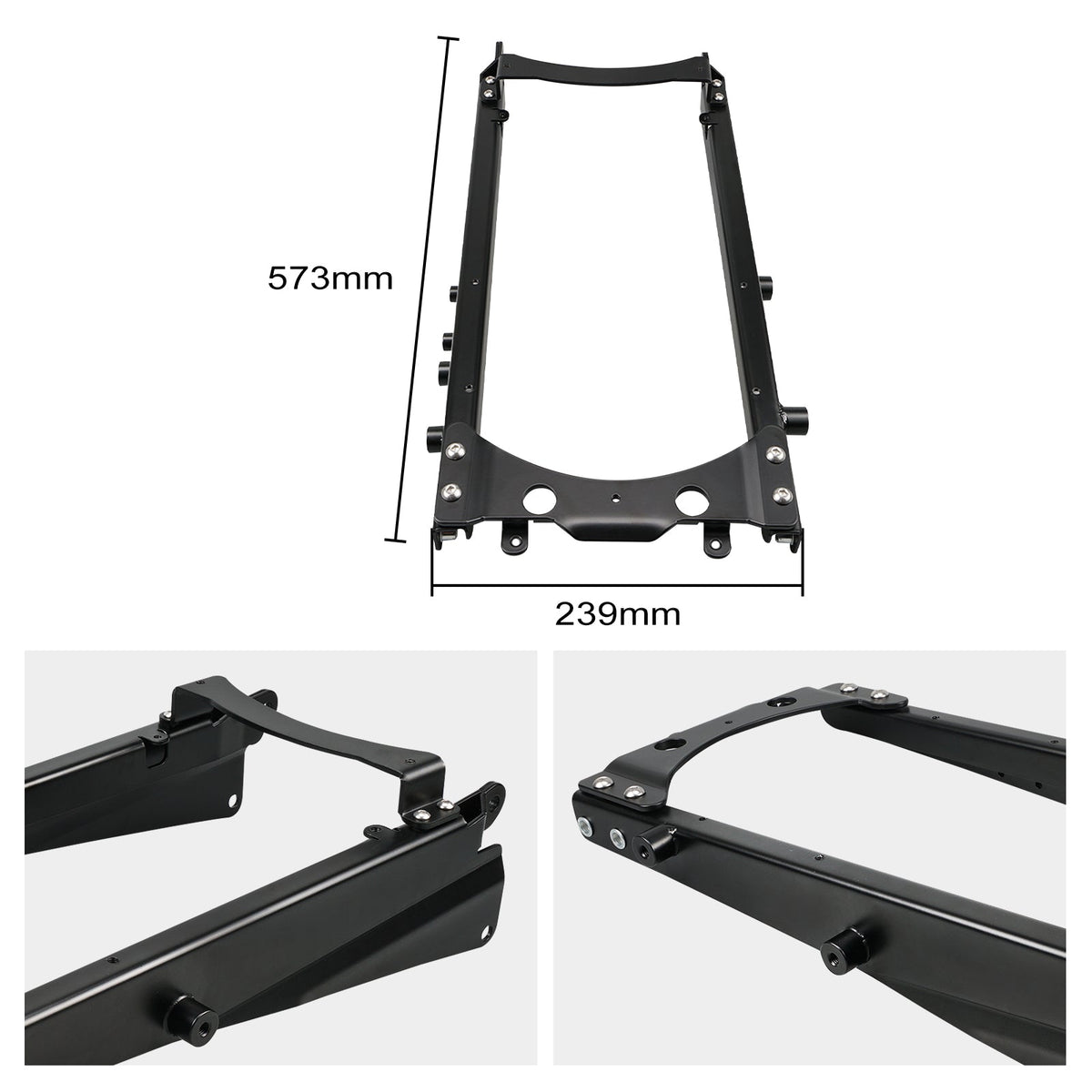 ATV Rear Frame Subframe Sub Frame For Yamaha YFZ450R YFZ450X