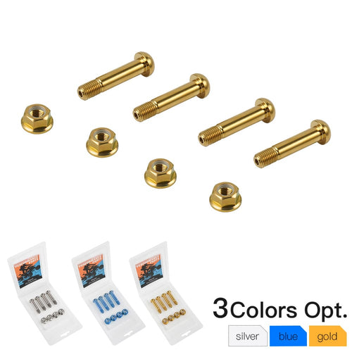 4PCS Front Shock Mount Bolts & Lock Nuts For Yamaha RAPTOR 700 2006-2020 Position 1
