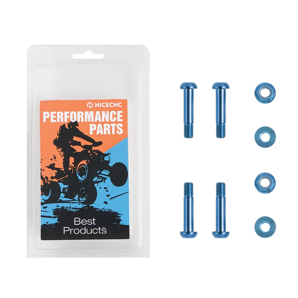 4PCS Front Shock Mount Bolts & Lock Nuts For Yamaha RAPTOR 700 2006-2020