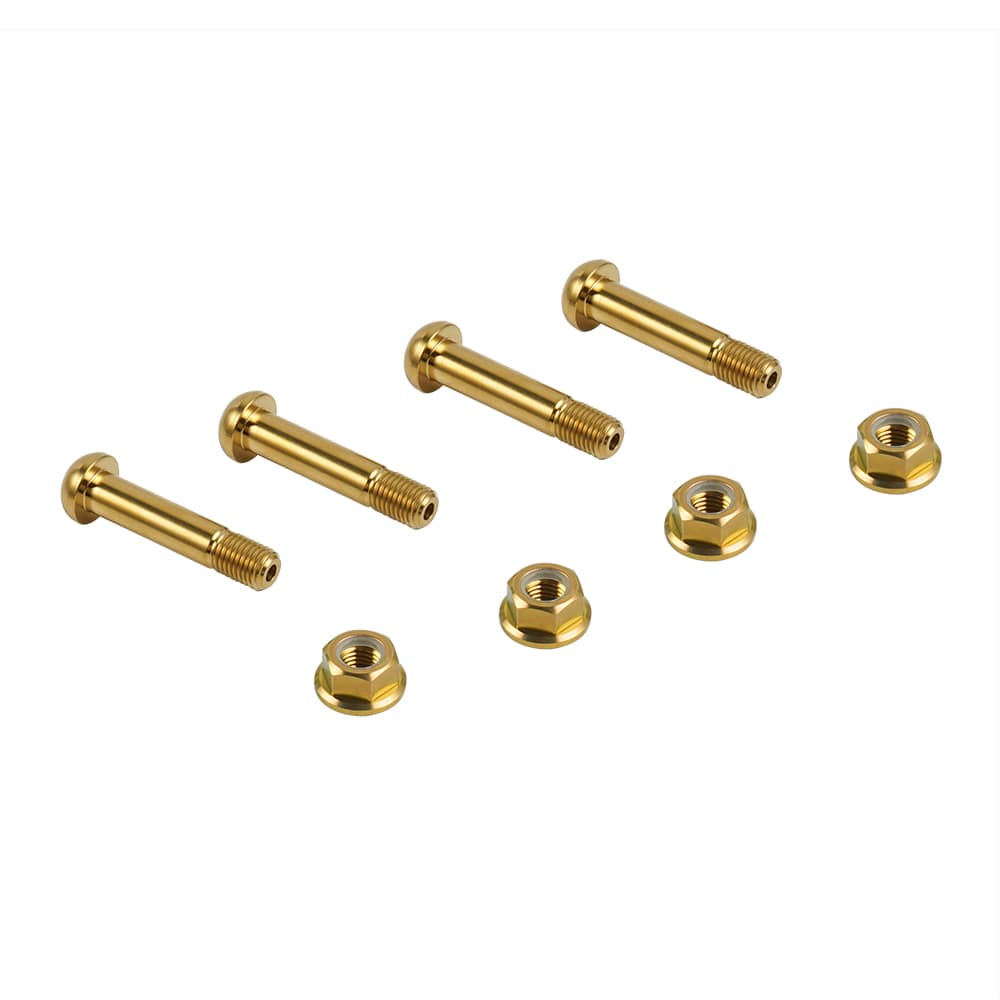 4PCS Front Shock Mount Bolts & Lock Nuts For Yamaha RAPTOR 700 2006-2020