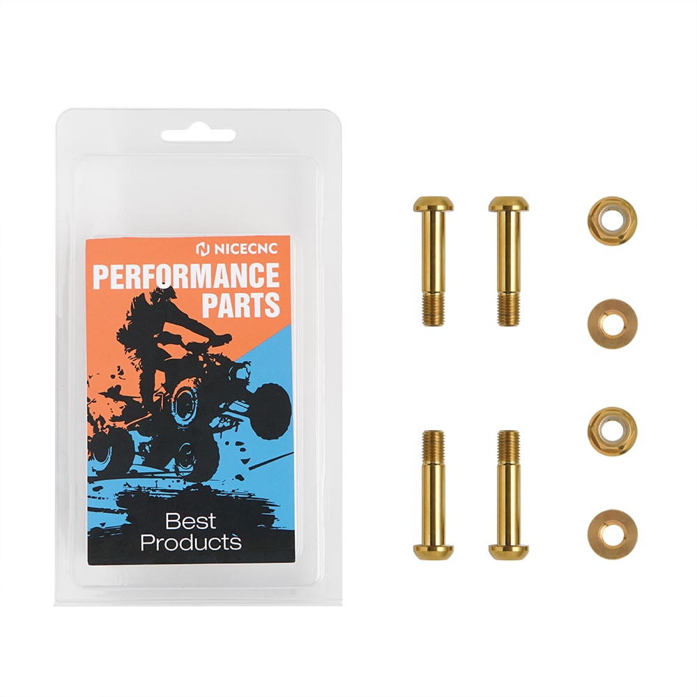 4PCS Front Shock Mount Bolts & Lock Nuts For Yamaha RAPTOR 700 2006-2020