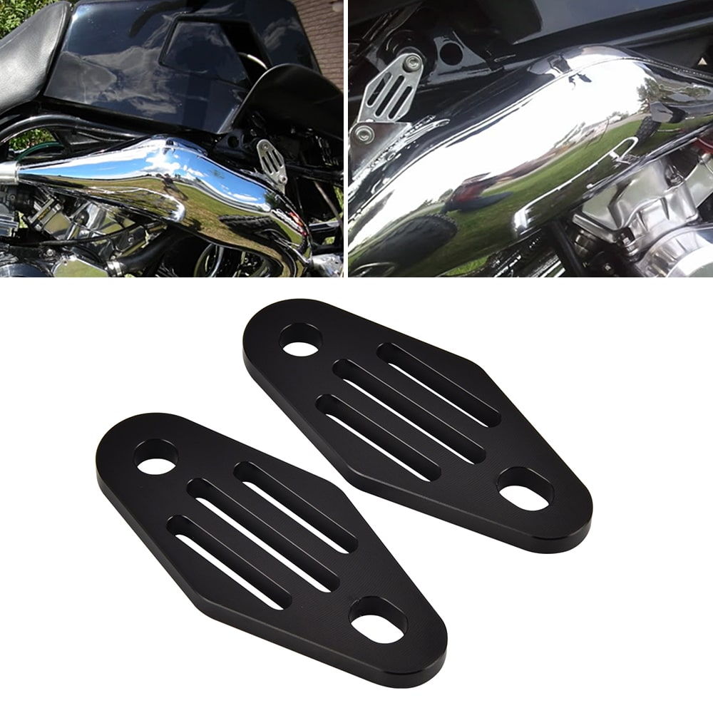ATV Exhaust Muffler Pipe Stay Hangers Bracket Mounts For Yamaha Banshee 350