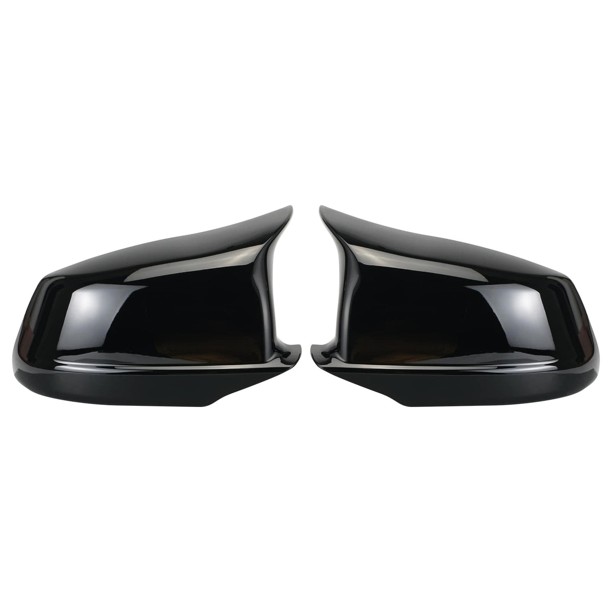 2PCS M-Style Side Mirror Cover Cap Replace For BMW 5 Series F10 F11 Pre-LCI