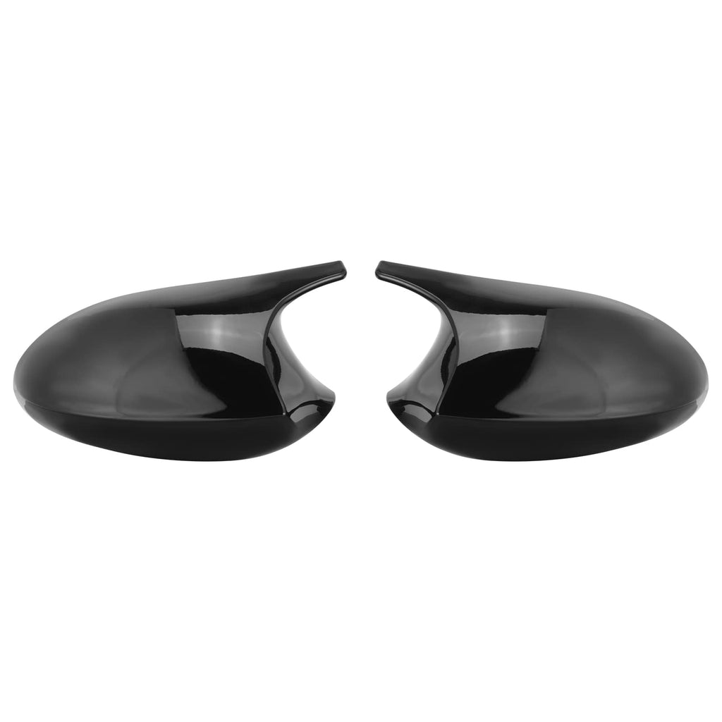 2PCS M-Style Glossy Black Side Mirror Cover Cap For BMW E90 / E91 Pre LCI 2005-2008