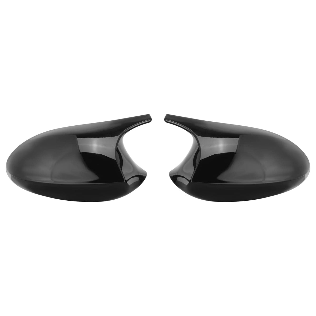 2PCS M-Style Glossy Black Side Mirror Cover Cap For BMW E90 / E91 Pre LCI 2005-2008