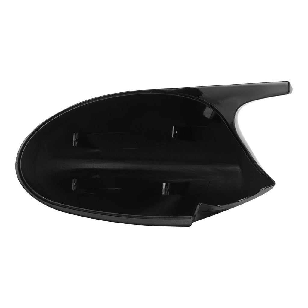 2PCS M-Style Glossy Black Side Mirror Cover Cap For BMW E90 / E91 Pre LCI 2005-2008