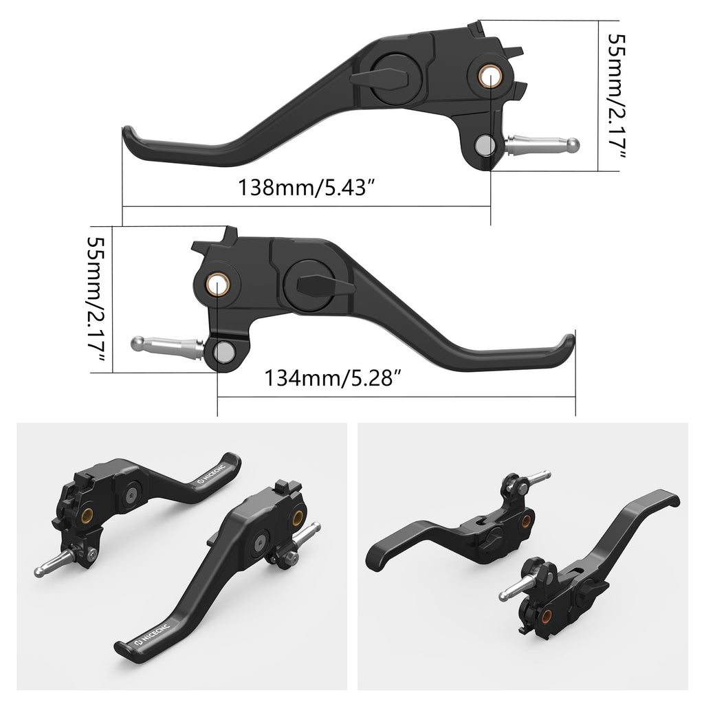 Shorty Brake Clutch Lever For BMW R1200GS Adv 2014-2018 R1250GS Adv 2018-2024