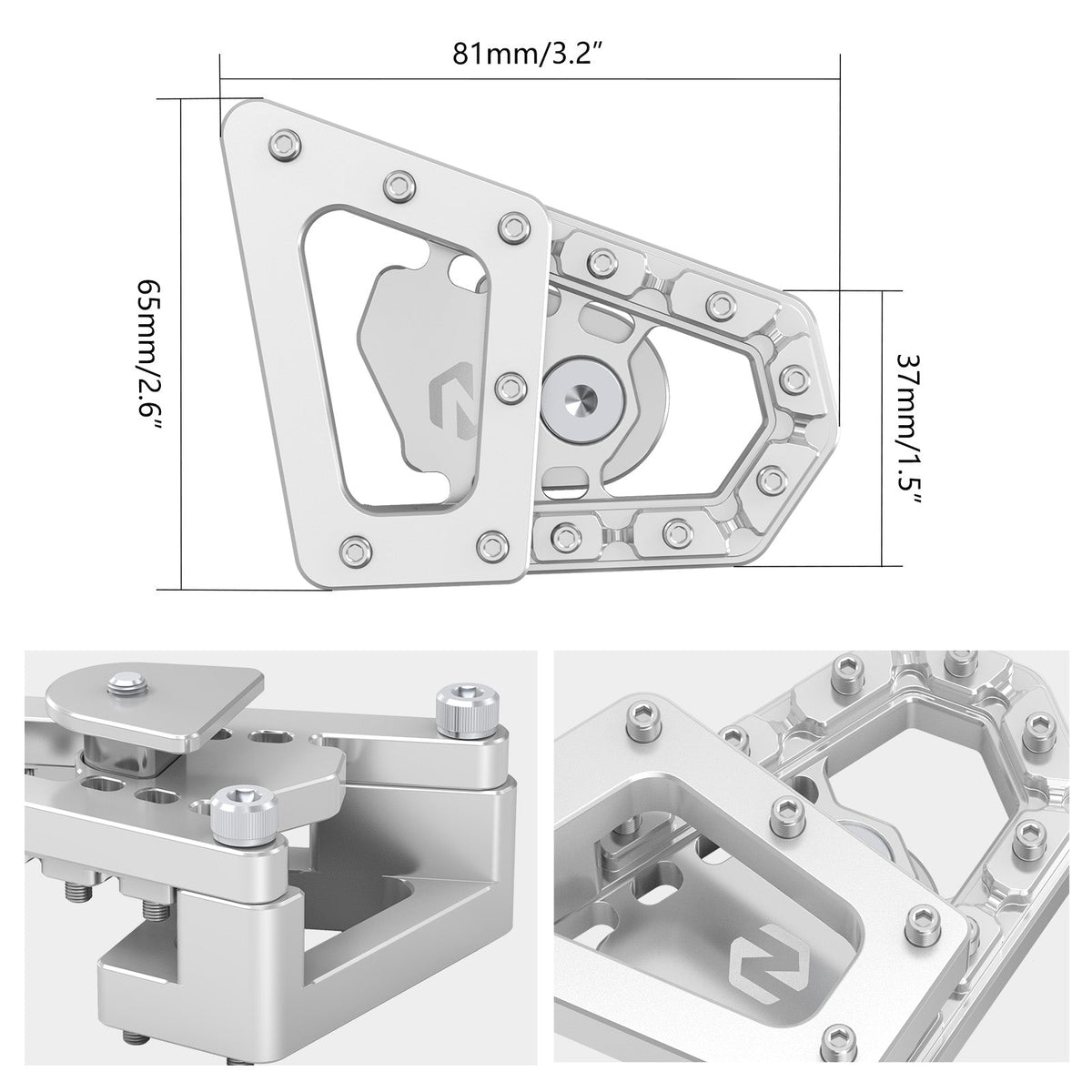 Dual Control Rear Brake Lever Pedal Extender For BMW R1250GS 2018-2023