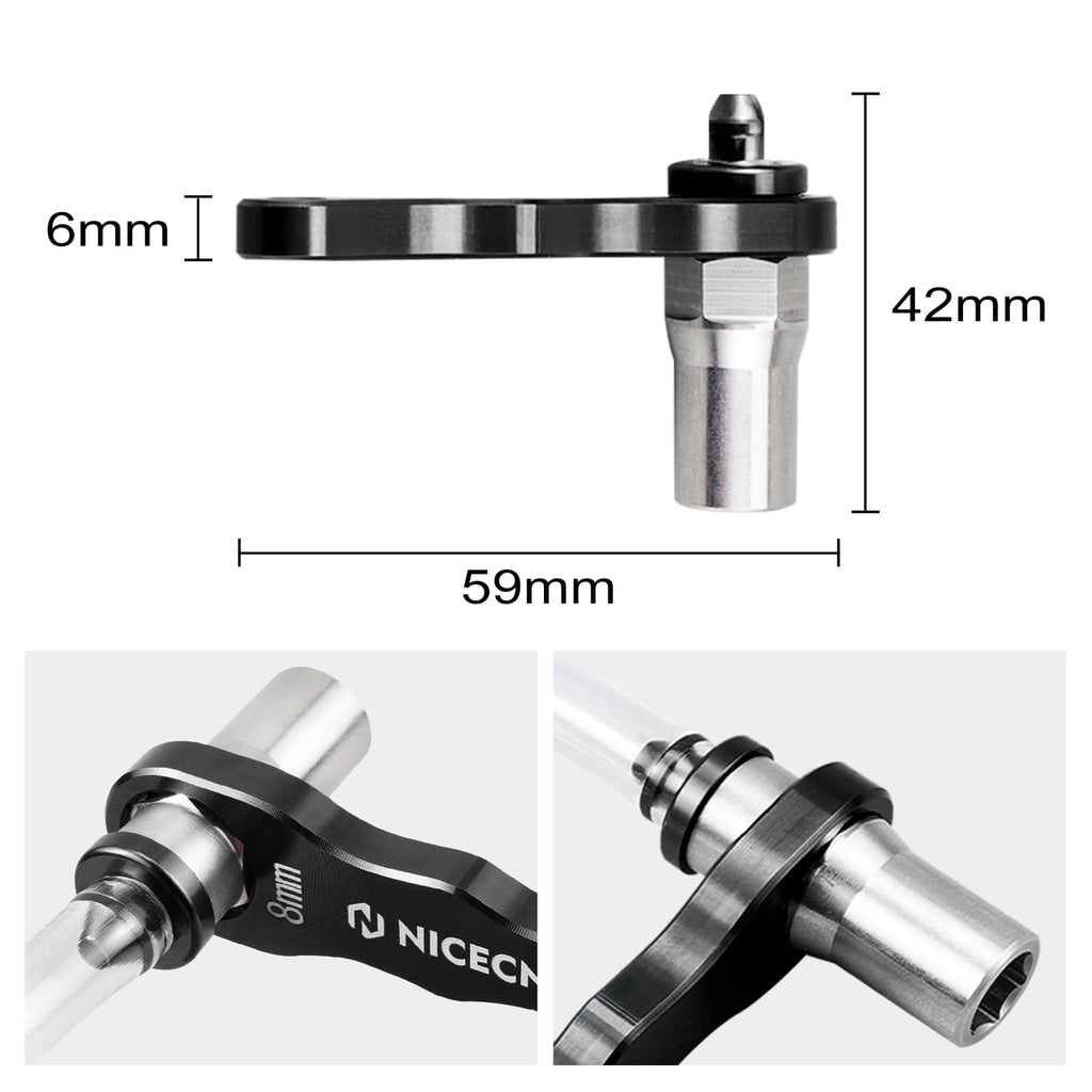 Hydraulic Brake & Clutch Bleeder Tool For 8mm Bleeder