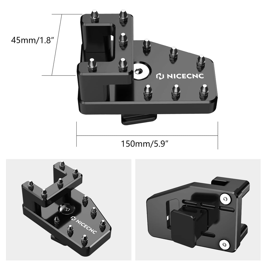 Dual Control Brake Pedal For Yamaha Tenere 700 /XTZ700 2019-2024