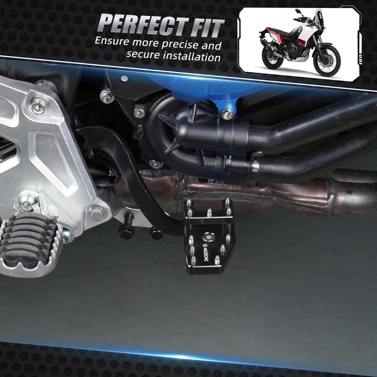 Dual Control Brake Pedal For Yamaha Tenere 700 /XTZ700 2019-2024