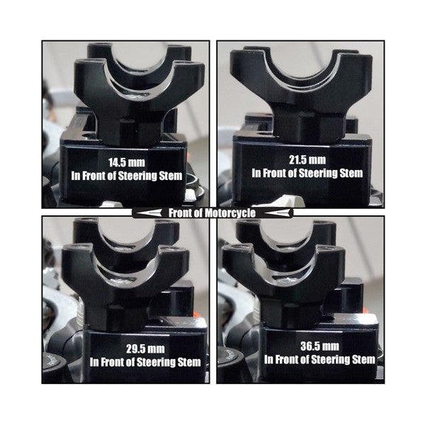 Complete Solid mount-bar raiser - KTM 790/890 Adventure-KTM 1050-1290 SA-Husqvarna 901 - BRP Performance
