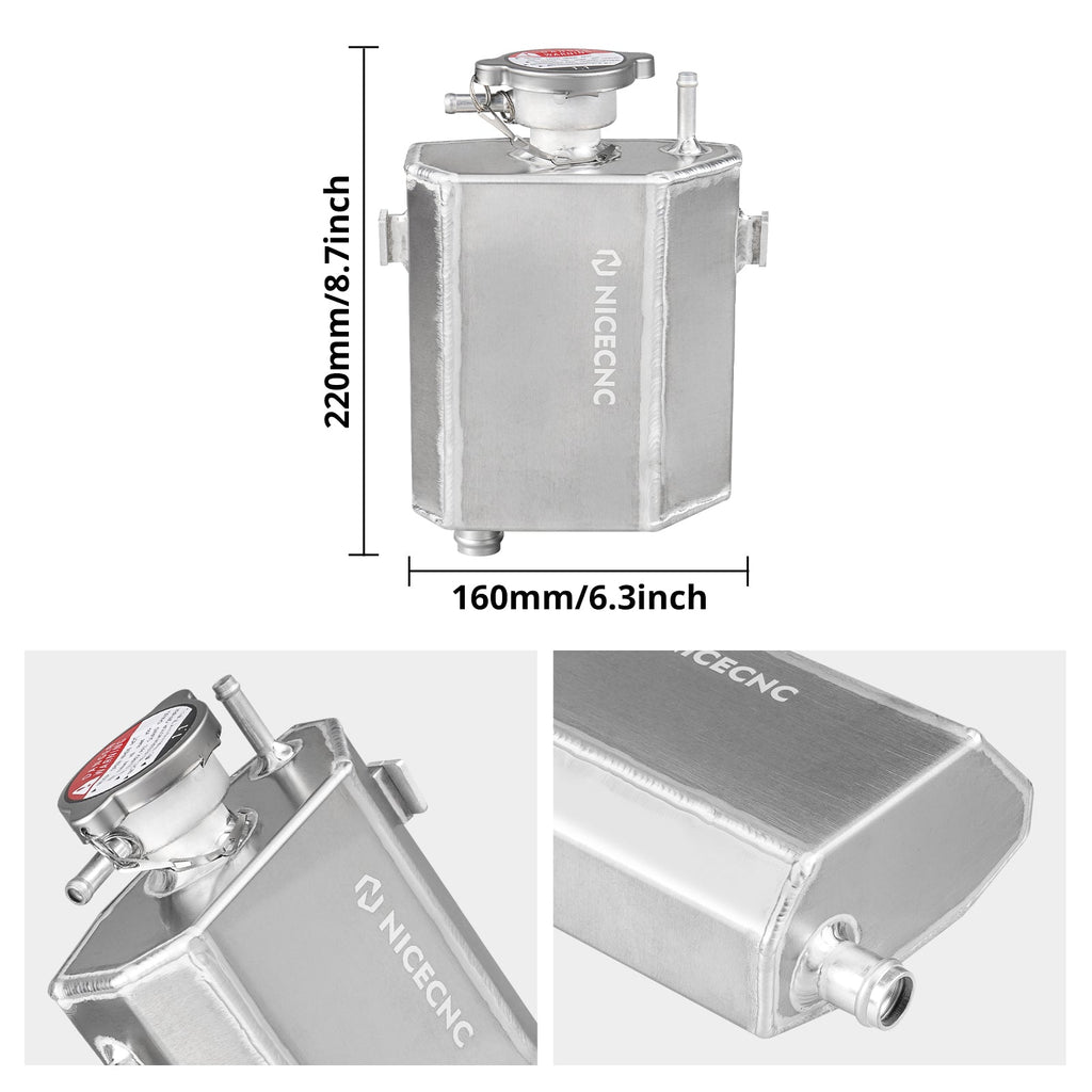 Radiator Coolant Tank Reservoir Bottle For Can-Am X3 Defender HD10 Commander 1000