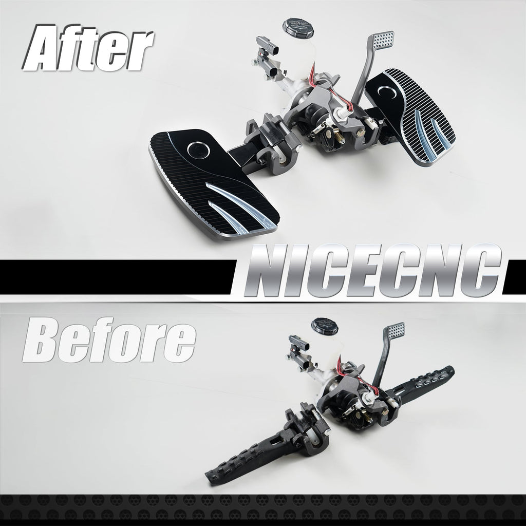 Enlarged Rider Foot Floorboards Pegs Rest Pedals For Can-Am Ryker 600 900 ACE