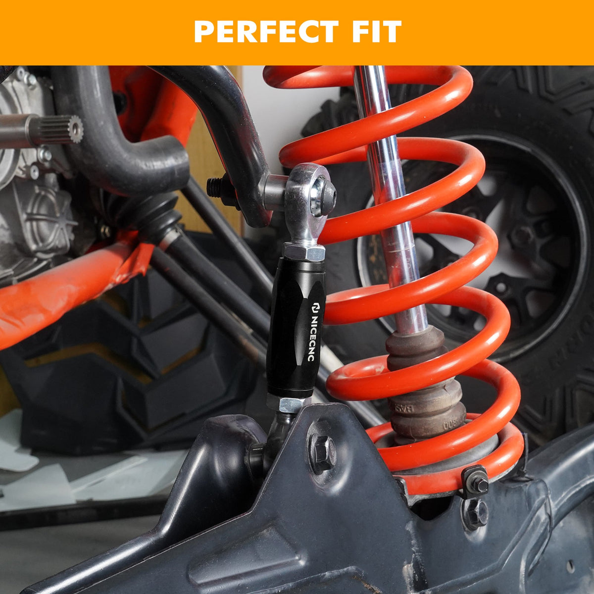 Front Rear Sway Bar Stabilizer Link Kit For Can-Am Maverick X3 Turbo 2017-2018