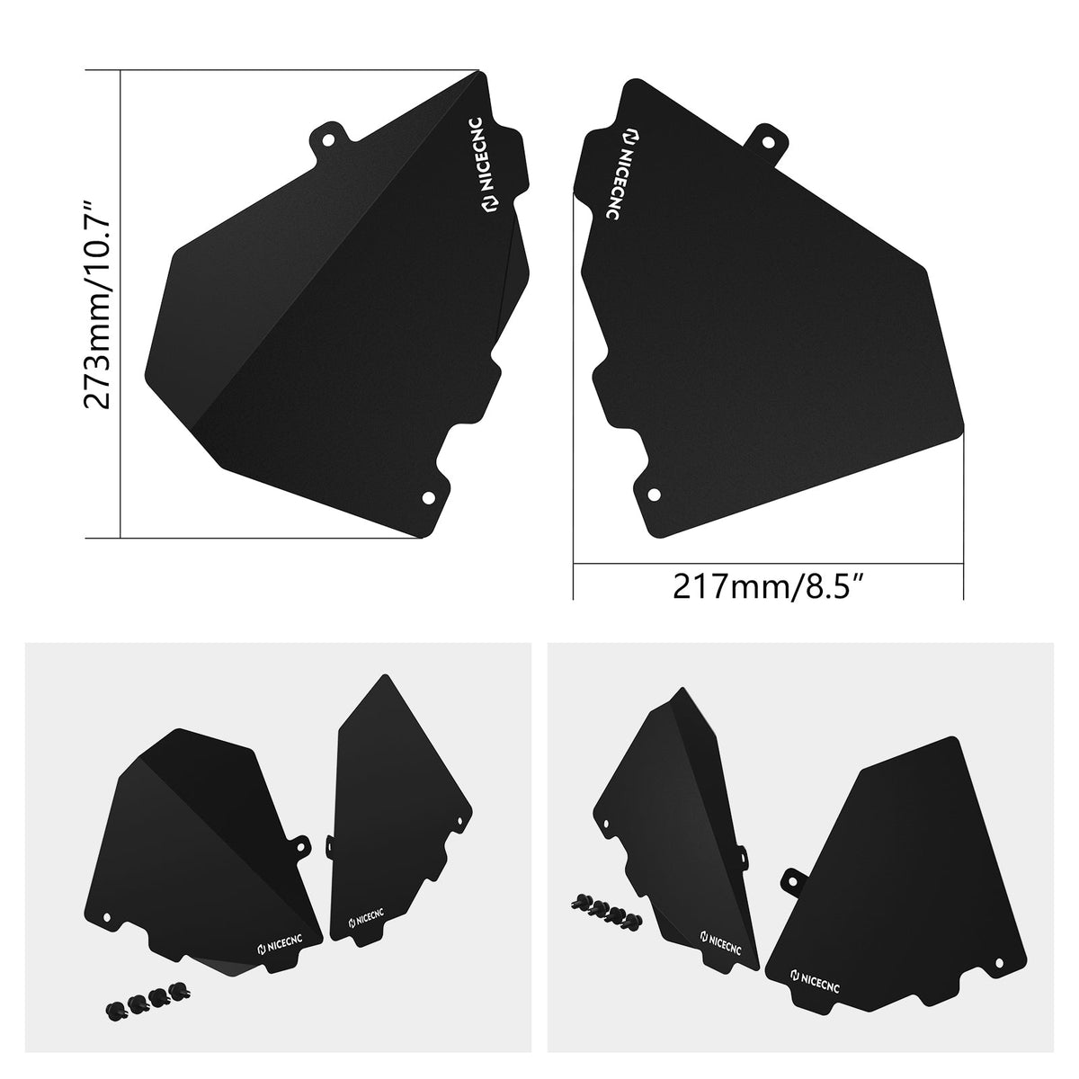 Glove Box Enclosure Panel Guard Cover Kit For Can-Am Maverick X3