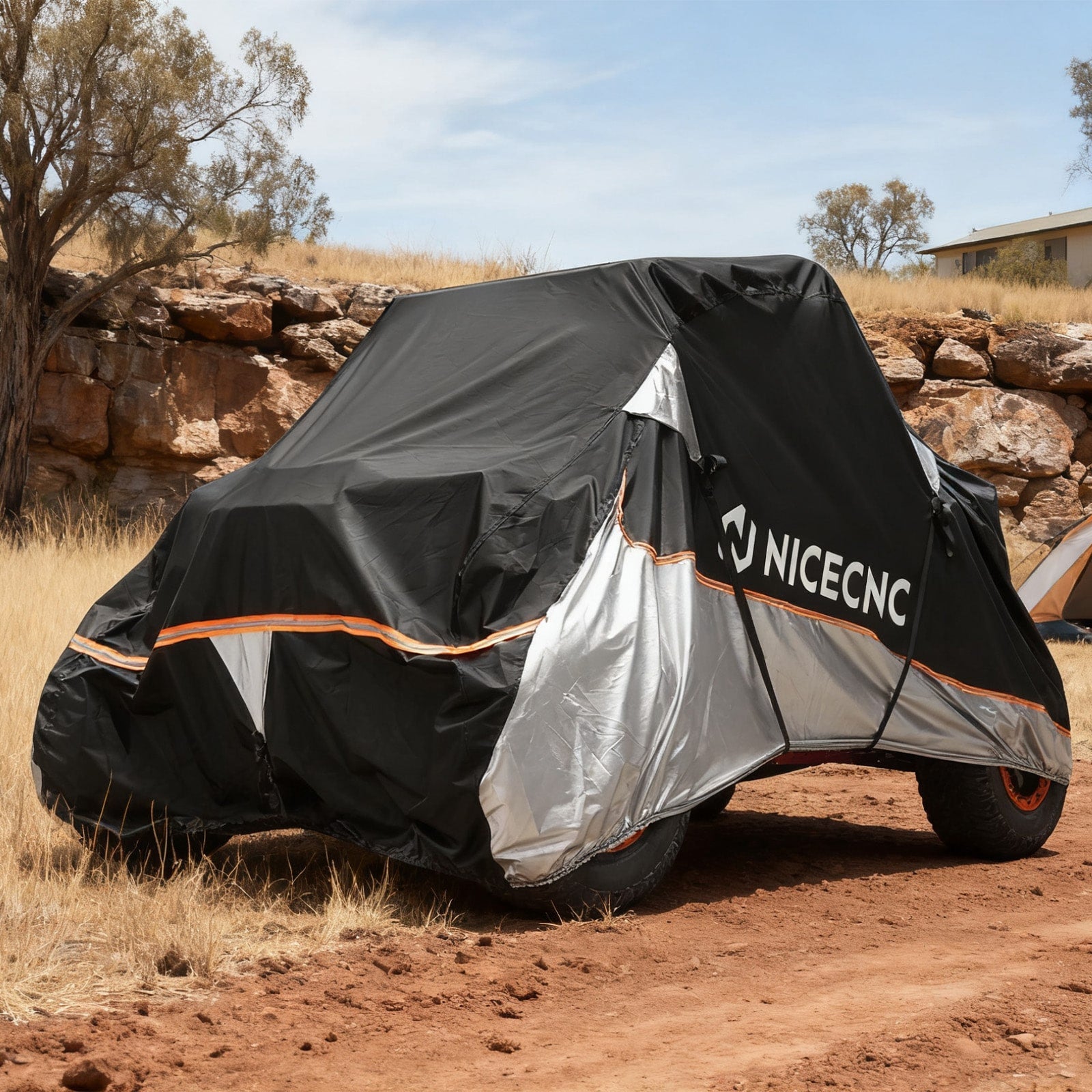 Heavy Duty UTV Cover w/PU Coating 133"x75"x62" For Polaris RZR XP 1000 Turbo 900 EPS