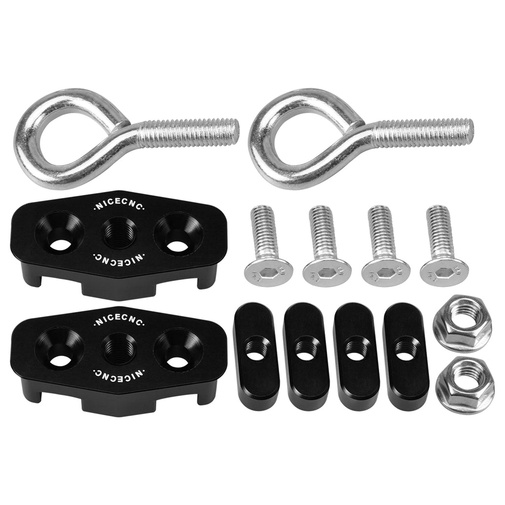 Lock Tie Down Anchors Cargo Hook Mounting Kit For Can-Am Maverick X3