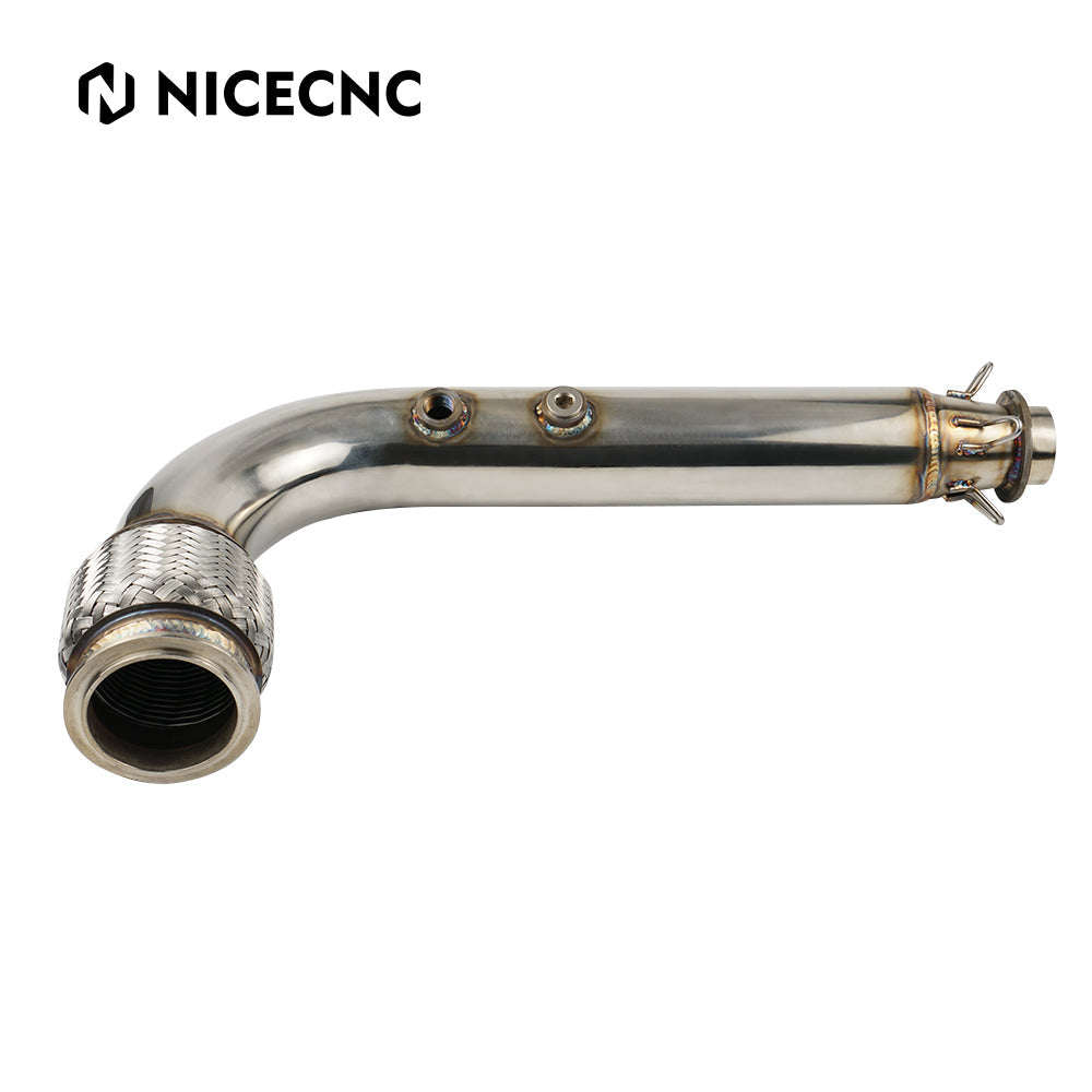 Exhaust Headpipe Bypass Mid Pipe w/Bracket For Can-Am Maverick X3