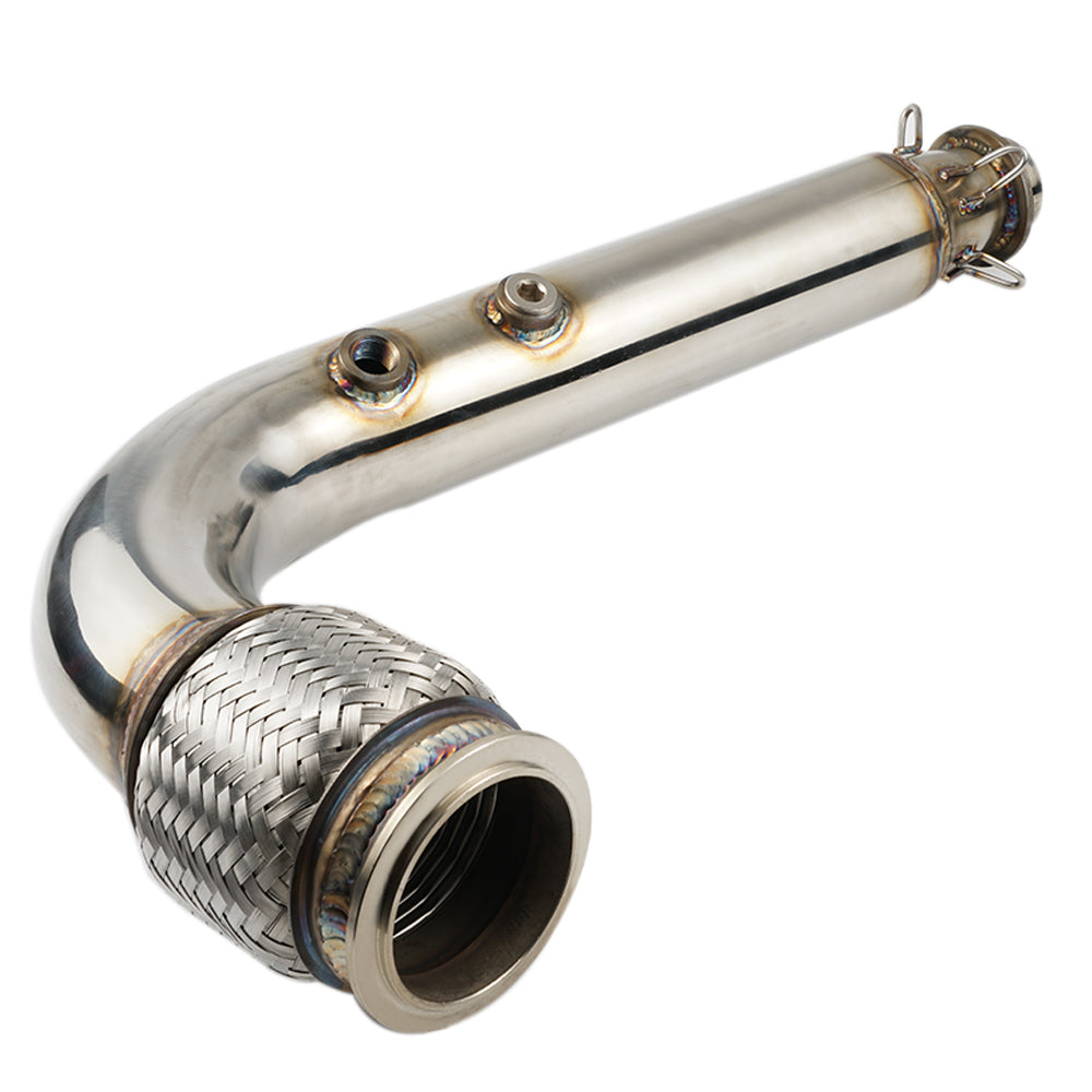 Exhaust Headpipe Bypass Mid Pipe w/Bracket For Can-Am Maverick X3