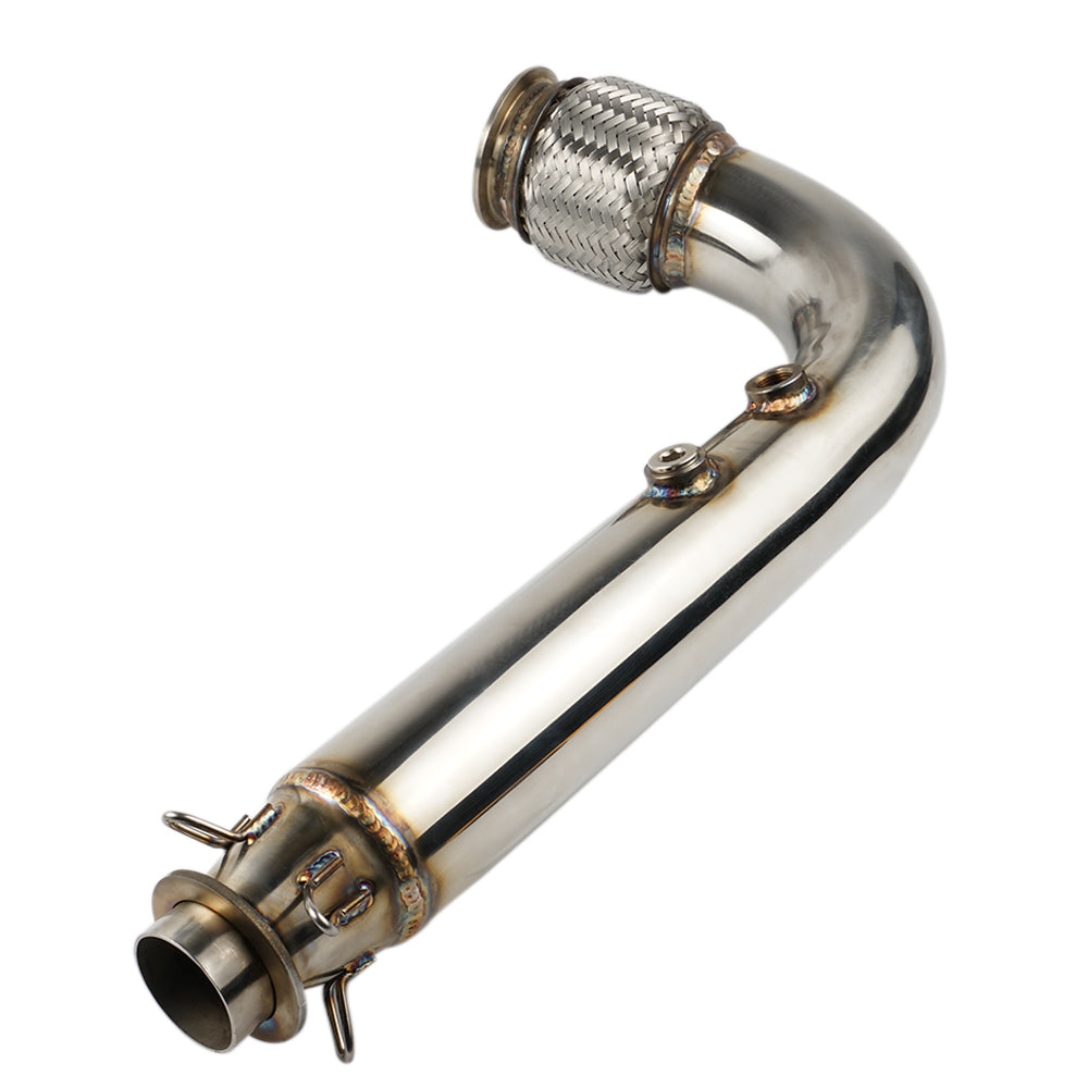 Exhaust Headpipe Bypass Mid Pipe w/Bracket For Can-Am Maverick X3