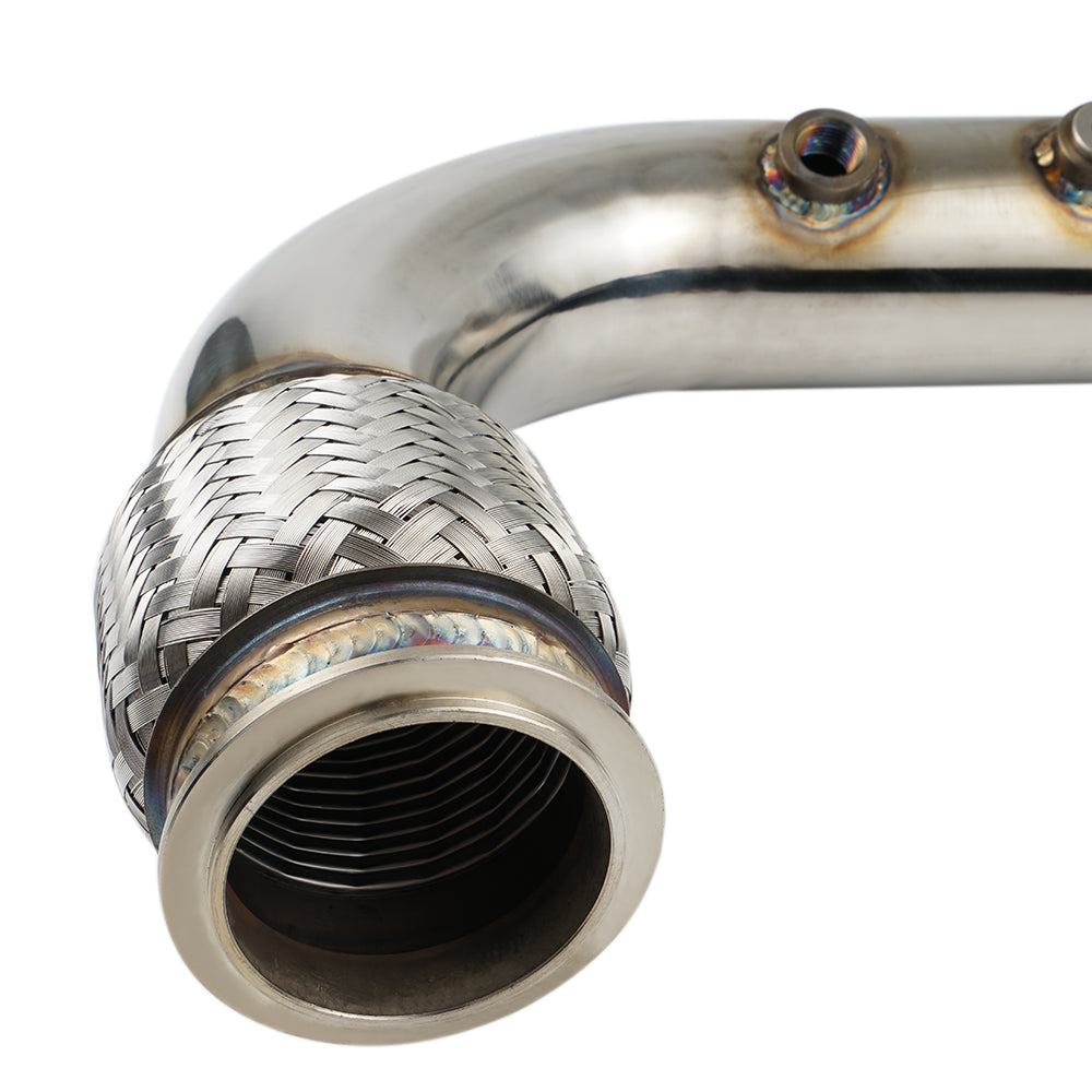 Exhaust Headpipe Bypass Mid Pipe w/Bracket For Can-Am Maverick X3