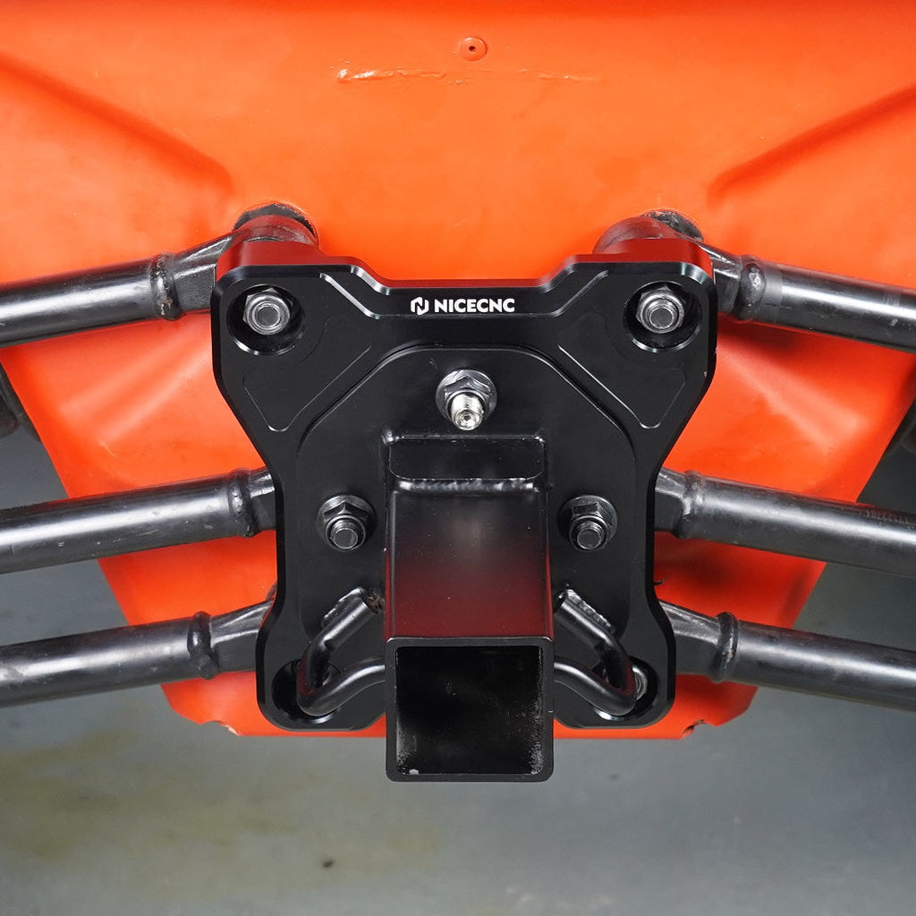 Rear Radius Rod Pull Plate 2" Hitch Receiver Kit For Can-Am Maverick X3 2017-2021