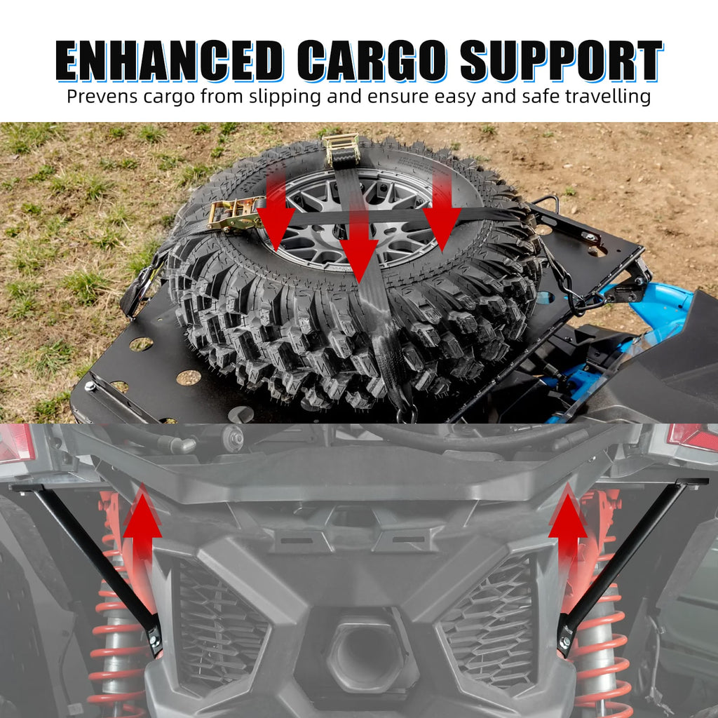 Rear Luggage Rack Bed Support Kit For Can-Am Maverick X3 2018-2023