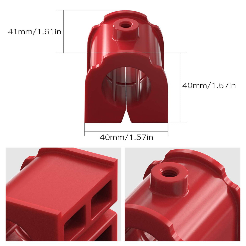 Front + Rear Anti-Roll Sway Stabilizer Bar Bushing Kit For Can-Am X3 2017-2024