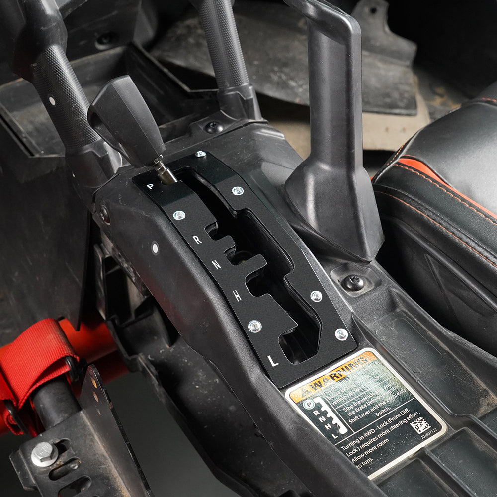 Billet Aluminum Shifter Gate Plate Panel For Can-Am Maverick X3 2017-2023