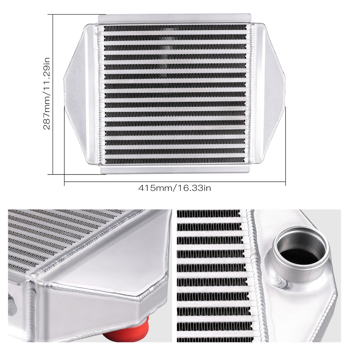 Intercooler Assy Upgrade Kit w/Larger Core For Can-Am Maverick X3 2017-2019