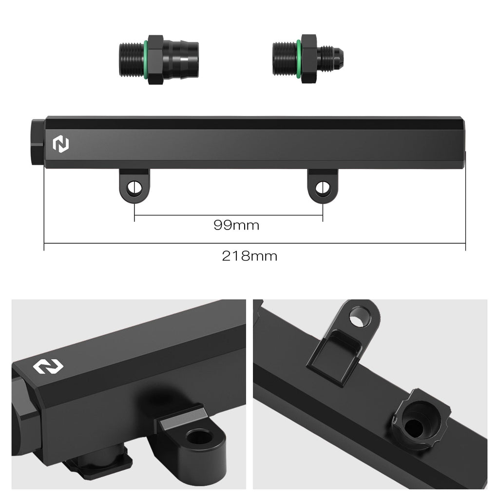 CNC Aluminum Performance Intake Fuel Injector Rail Kit For Can-Am Maverick X3
