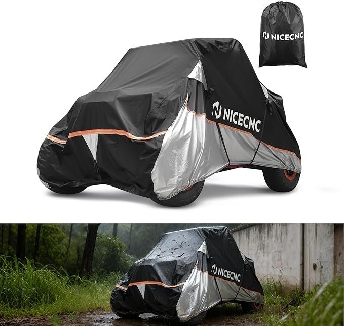 Heavy Duty UTV Cover w/PU Coating 133"x75"x62" For Polaris RZR XP 1000 Turbo 900 EPS